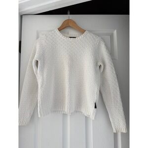 Holebrook Sweden Womens Woven White Knitted Sweater